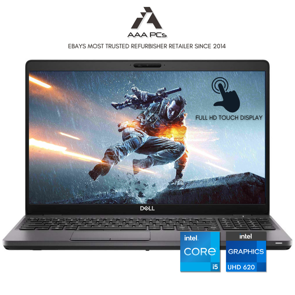 Dell 5500 15.6″ Touch Light Gaming Laptop Intel Core i5 4.10GHz 64GB RAM 4TB SSD