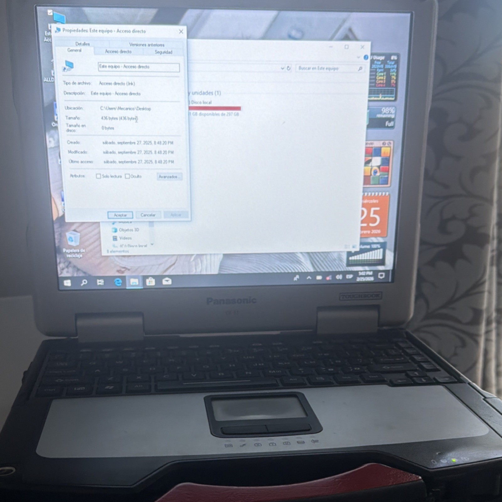 Panasonic Toughbook CF-31 Rugged Laptop Windows 10 13.3″ Red Black Silver