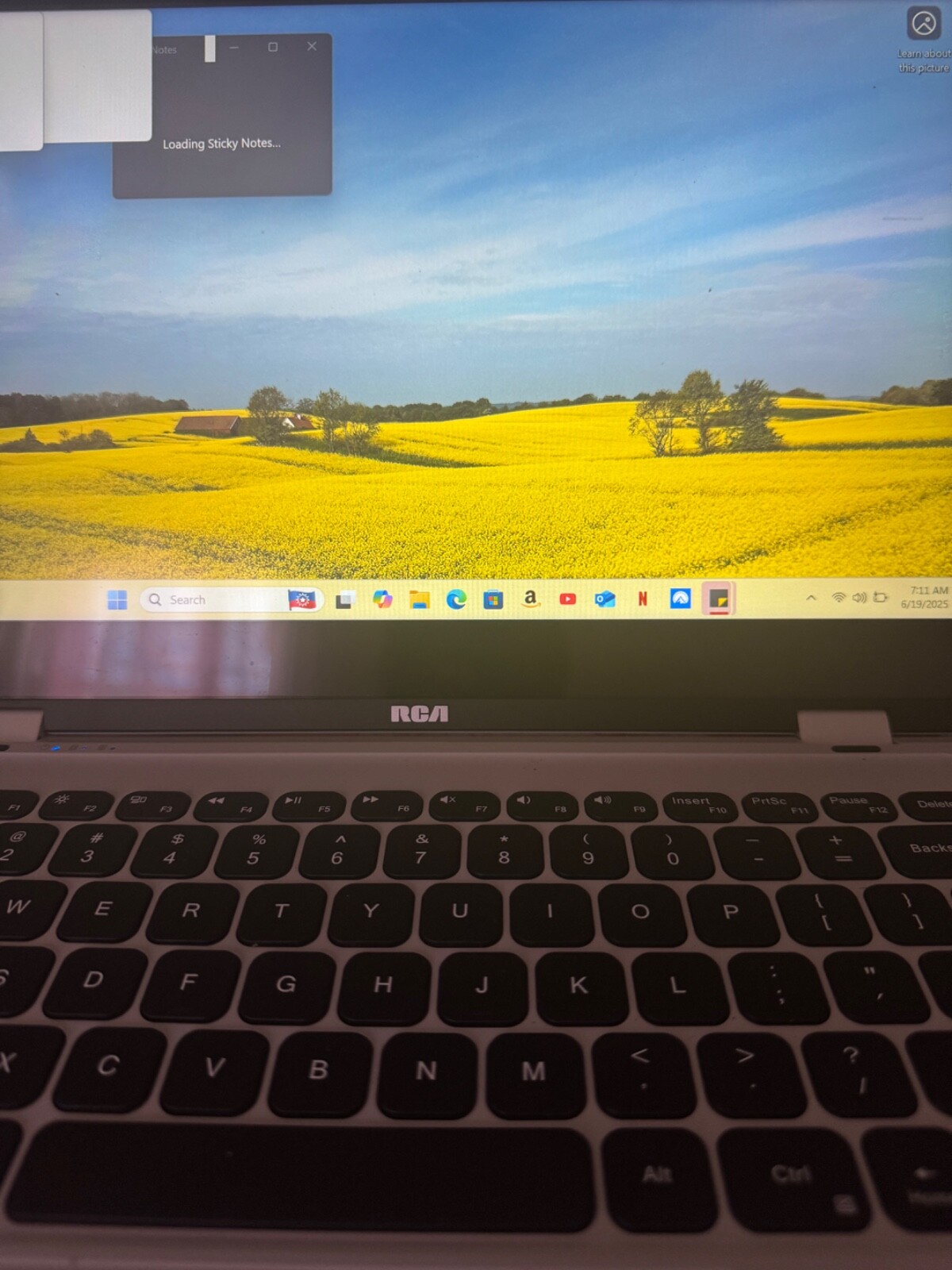 RCA 2 in 1 Laptop 4gb Ram, Silver, 116 GB Storage