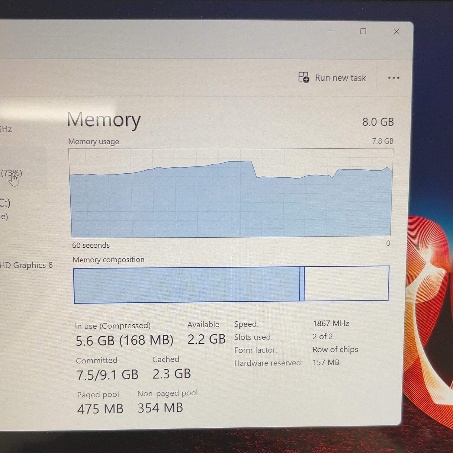 Lenovo ThinkPad X1 Tablet Gen 3 13.3″ i7-8650U 1.9GHz 8GB RAM 256GB SSD