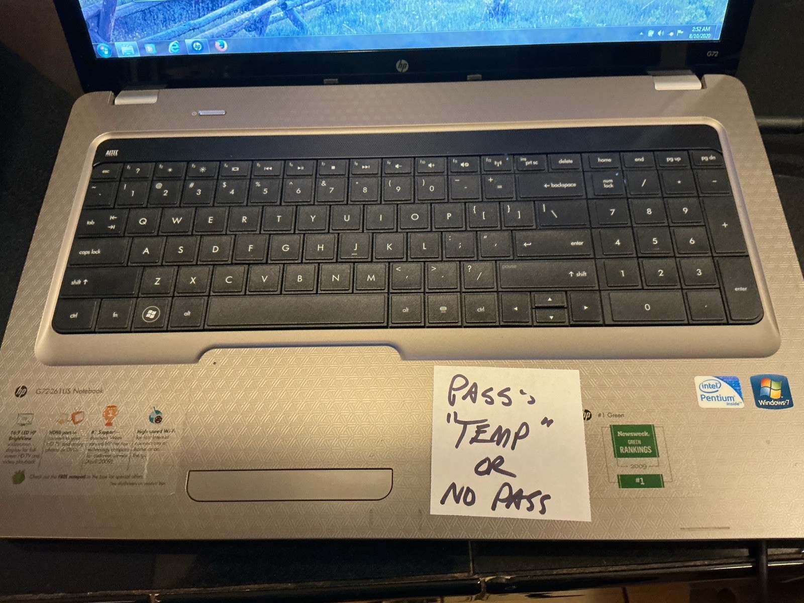 HP G72-26 US Notebook Laptop Computer