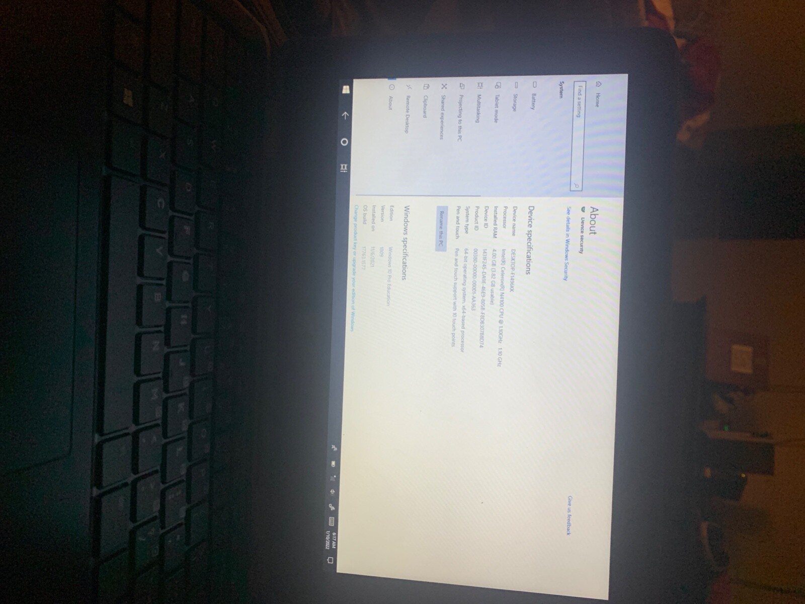 HP ProBook x360 11 G1 EE 11.6″ (64 GB eMMC, Intel Celeron, 1.10 GHz, 4 GB)…