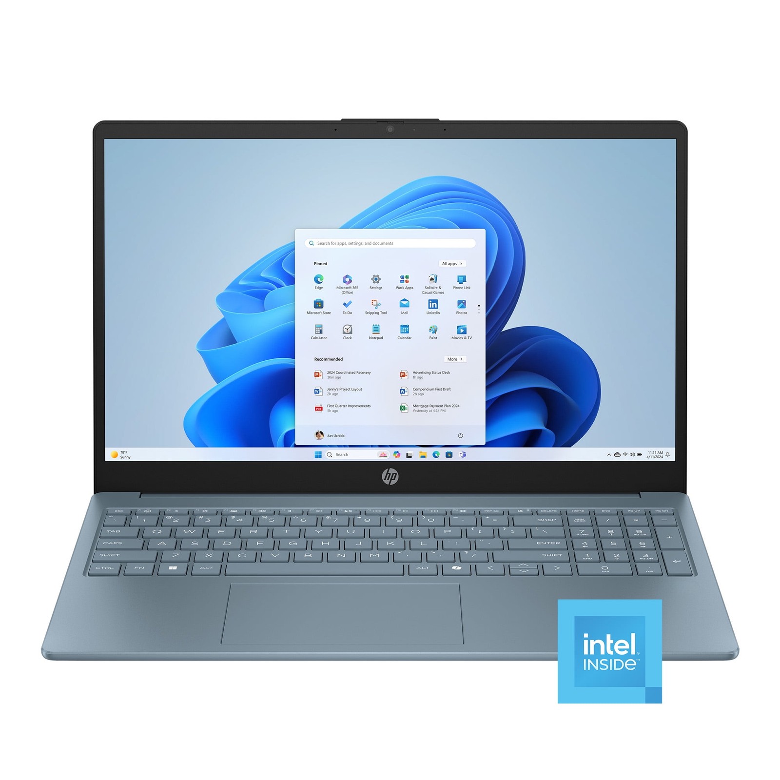 HP 15-fd0082wm 15.6″ HD N200 1GHz Integrated Intel Graphics 4GB RAM 128GB SSD
