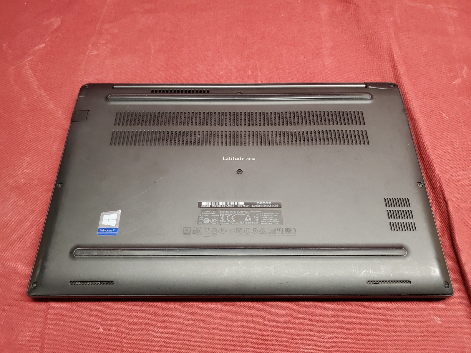 Dell Latitude 7480 i7 7600U 2.80GHz/ 16GB/ NO SSD 1920×1080 Touch #2902
