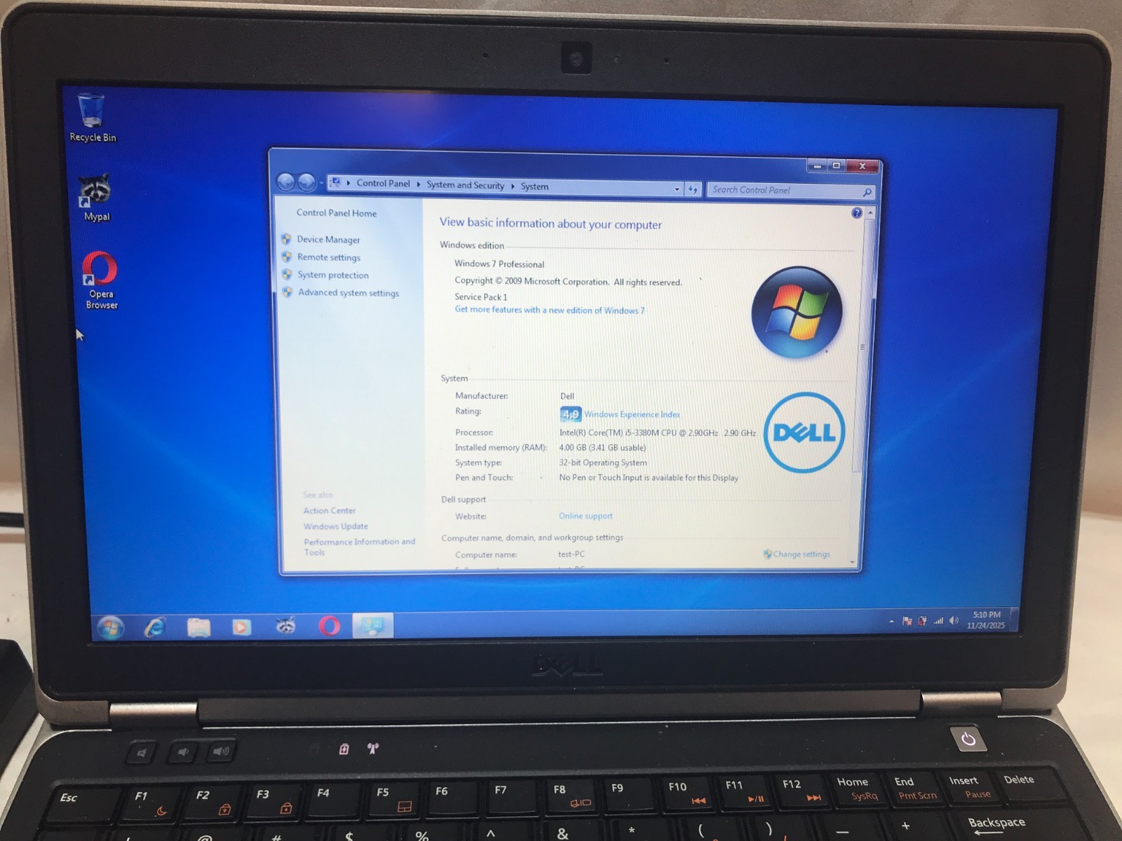 FAST Windows 7 Dell Latitude Laptop E6230 Intel Pentium i5 CPU / Charger / HDMI