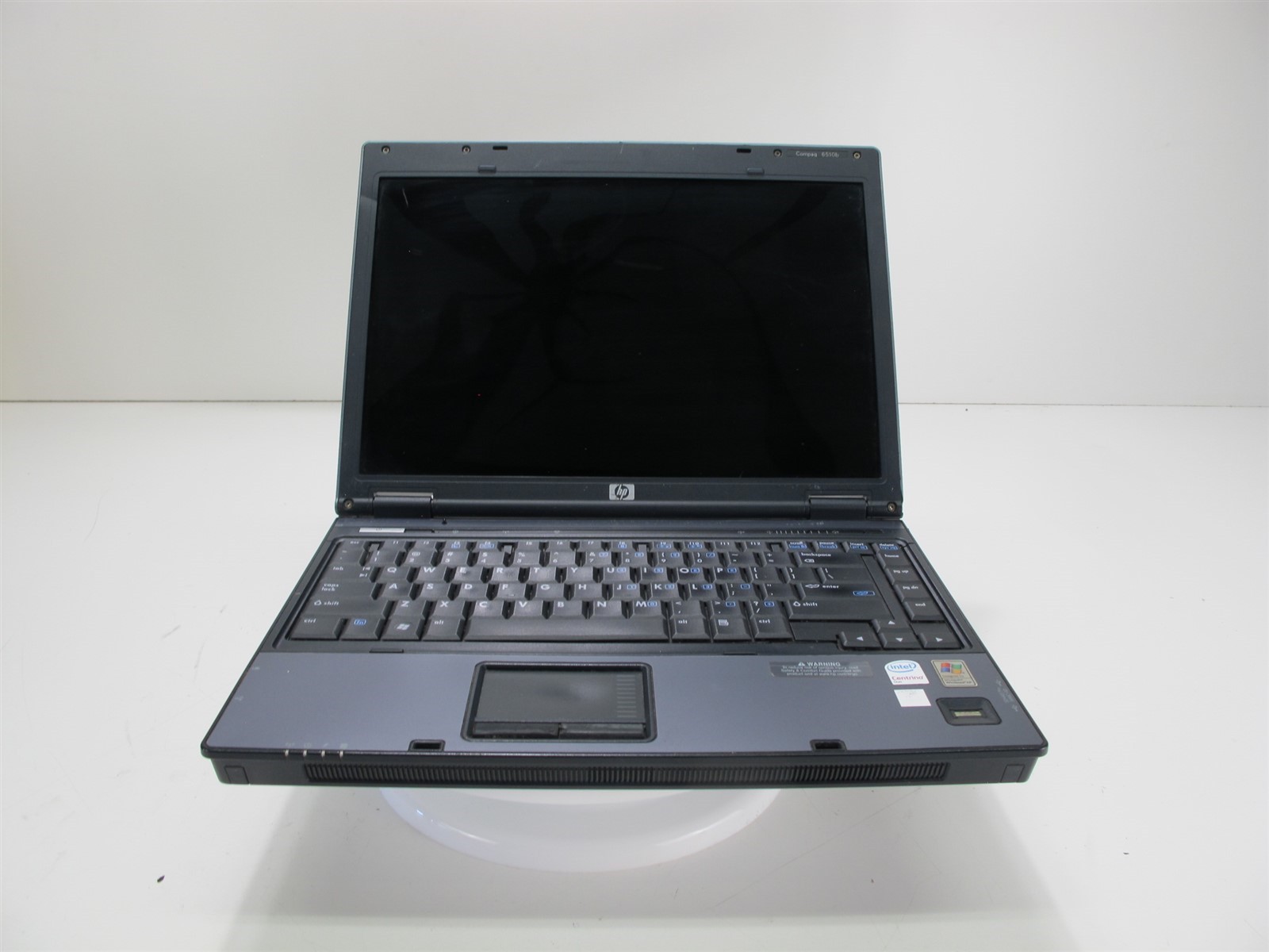 HP Compaq 6510B Laptop Core 2 Duo T7100 1.8GHz No HDD Bad Display