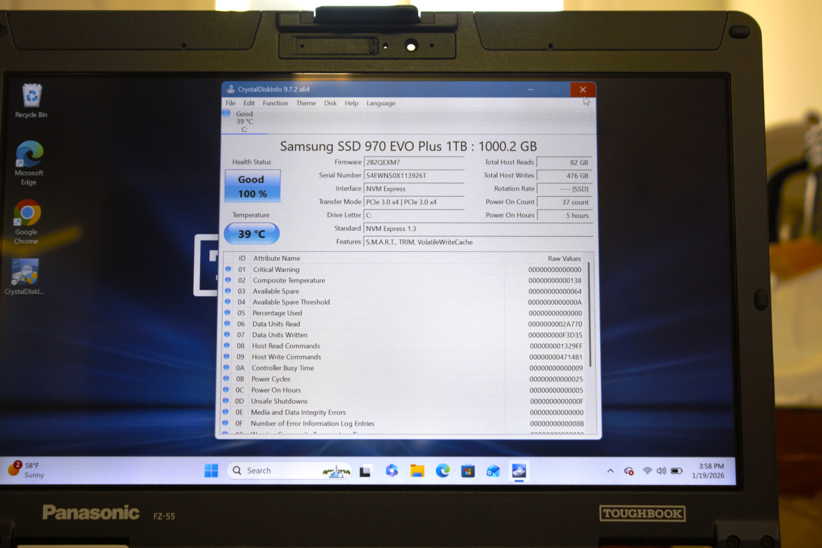 Panasonic Toughbook FZ-55 i7-8665U NEW 1TB SSD 32GB RAM Touch 4G GPS 2x Battery