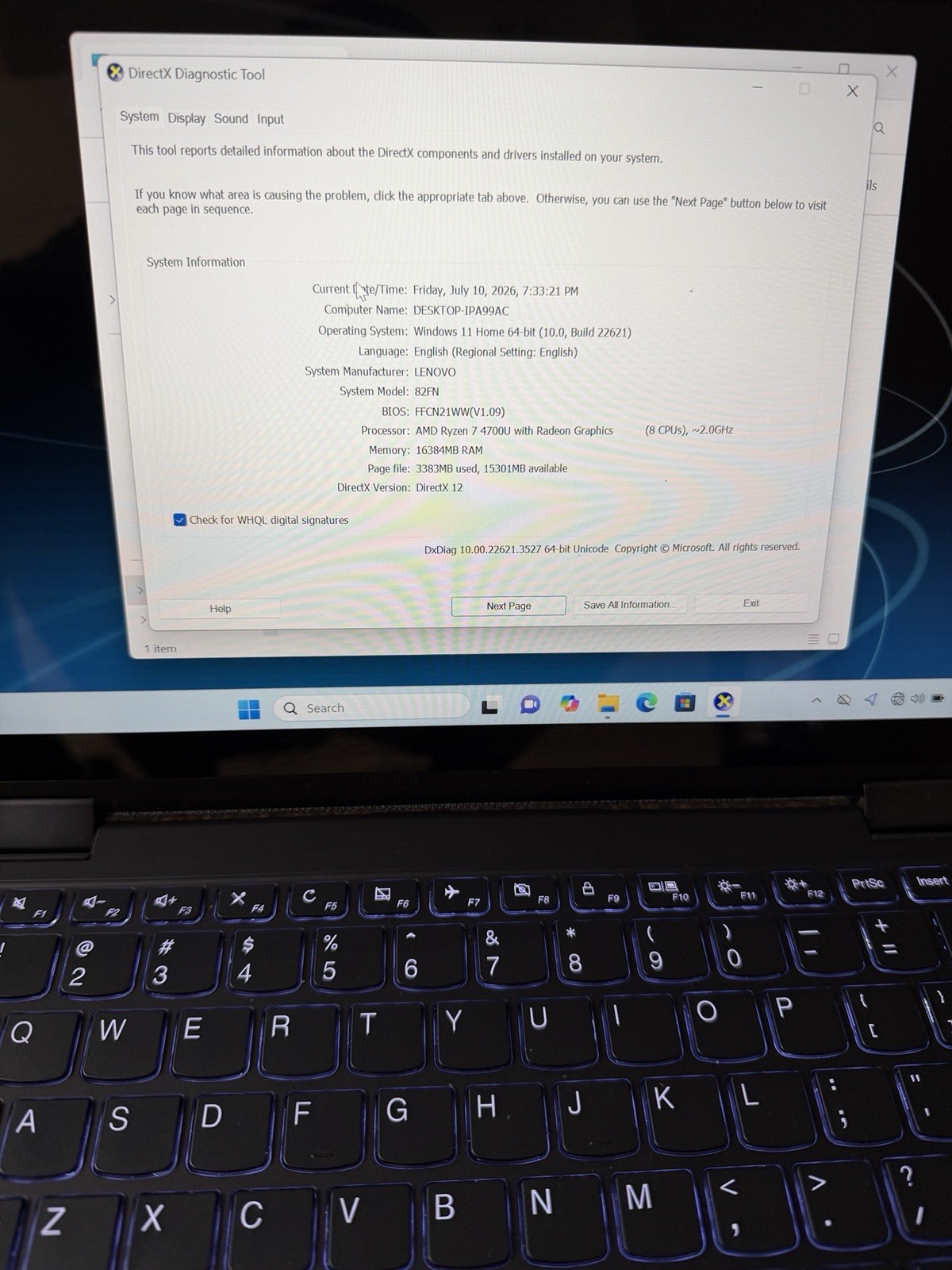 Lenovo Yoga 6 13ARE05 2-in-1 13.3″ Notebook Ryzen 7 4700U 16GB 512GB