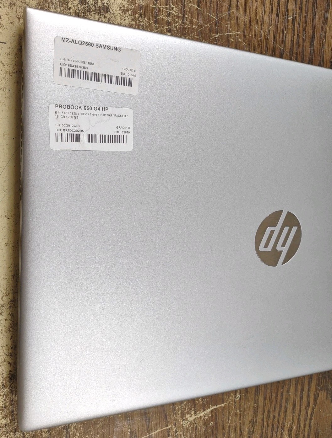 HP ProBook 650 G4 Laptop W/ i3-8130U 2.20GHz, 16GB, 256GB SSD.