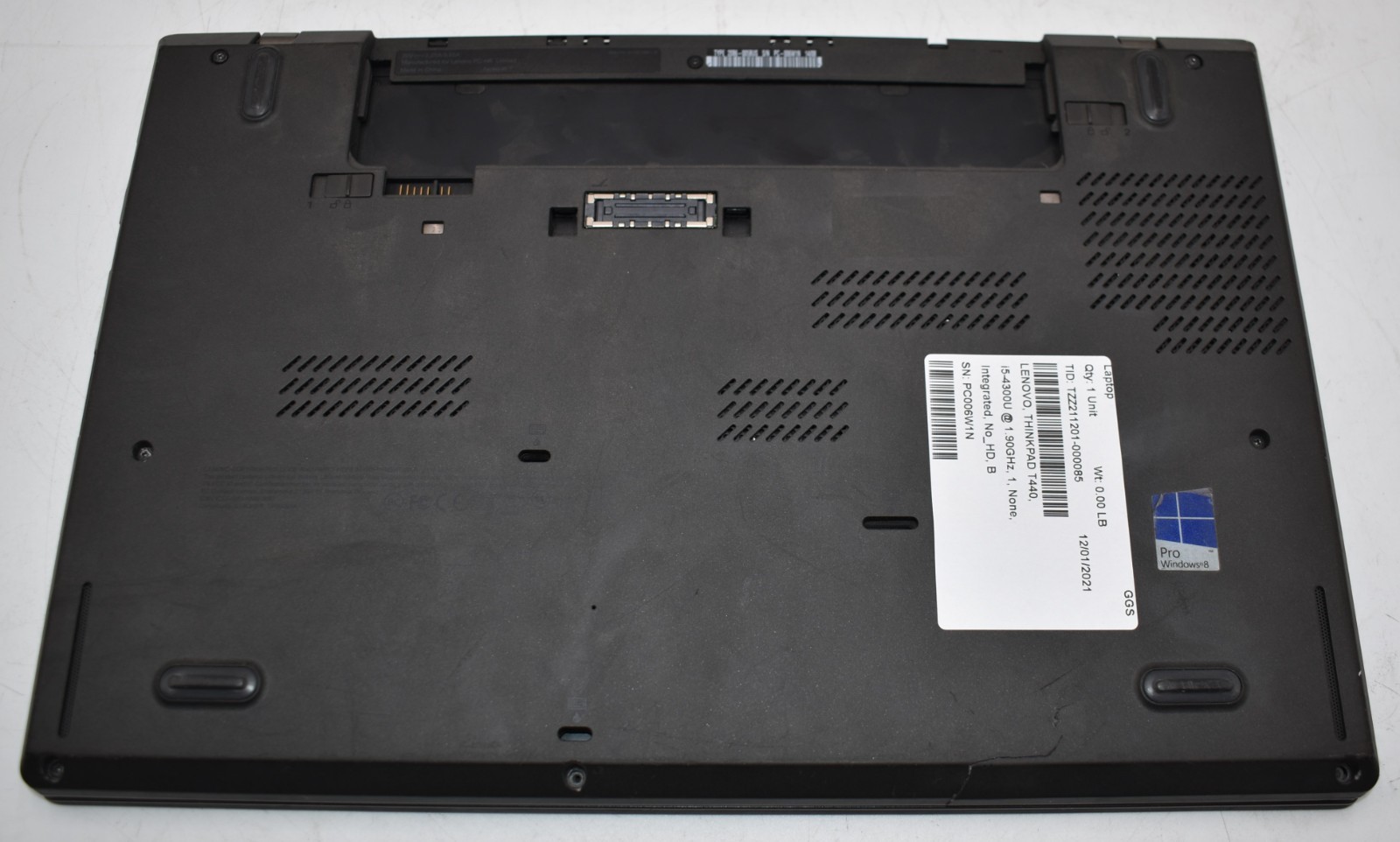 14″ Lenovo Thinkpad T440 Laptop i5-4300U 1.90GHz No RAM / HD No External Battery