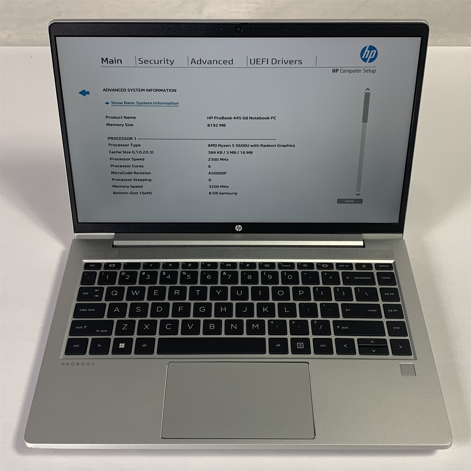 HP ProBook 445 G8 14″ Laptop Ryzen 5 5600U 2.3GHz 8GB – NO DRIVE