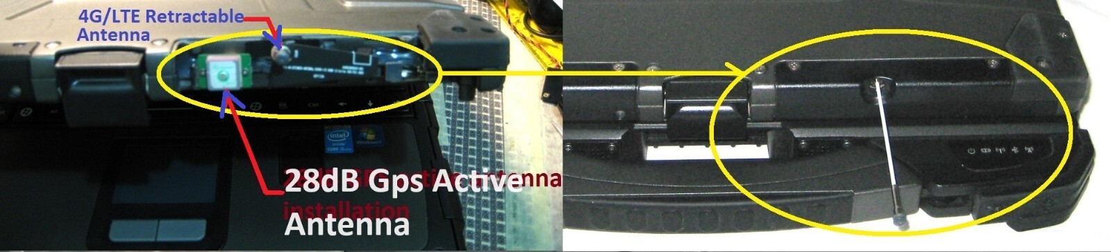 Getac B300-G5 Toughbook, i5-4300M@2.6ghz, 4G/LTE, 120gSSD, Webcam, Sirf IV GPS