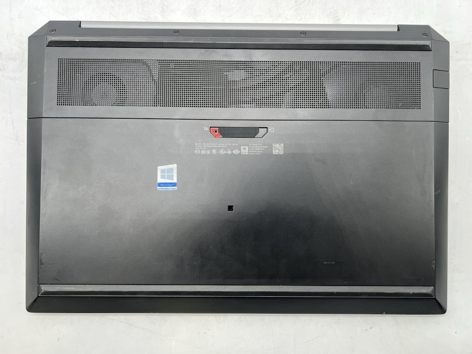 HP ZBook 15 G5, i7-8750H CPU, @ 2.20GHz, 32GB RAM, 512GB NVMe-No OS/AC