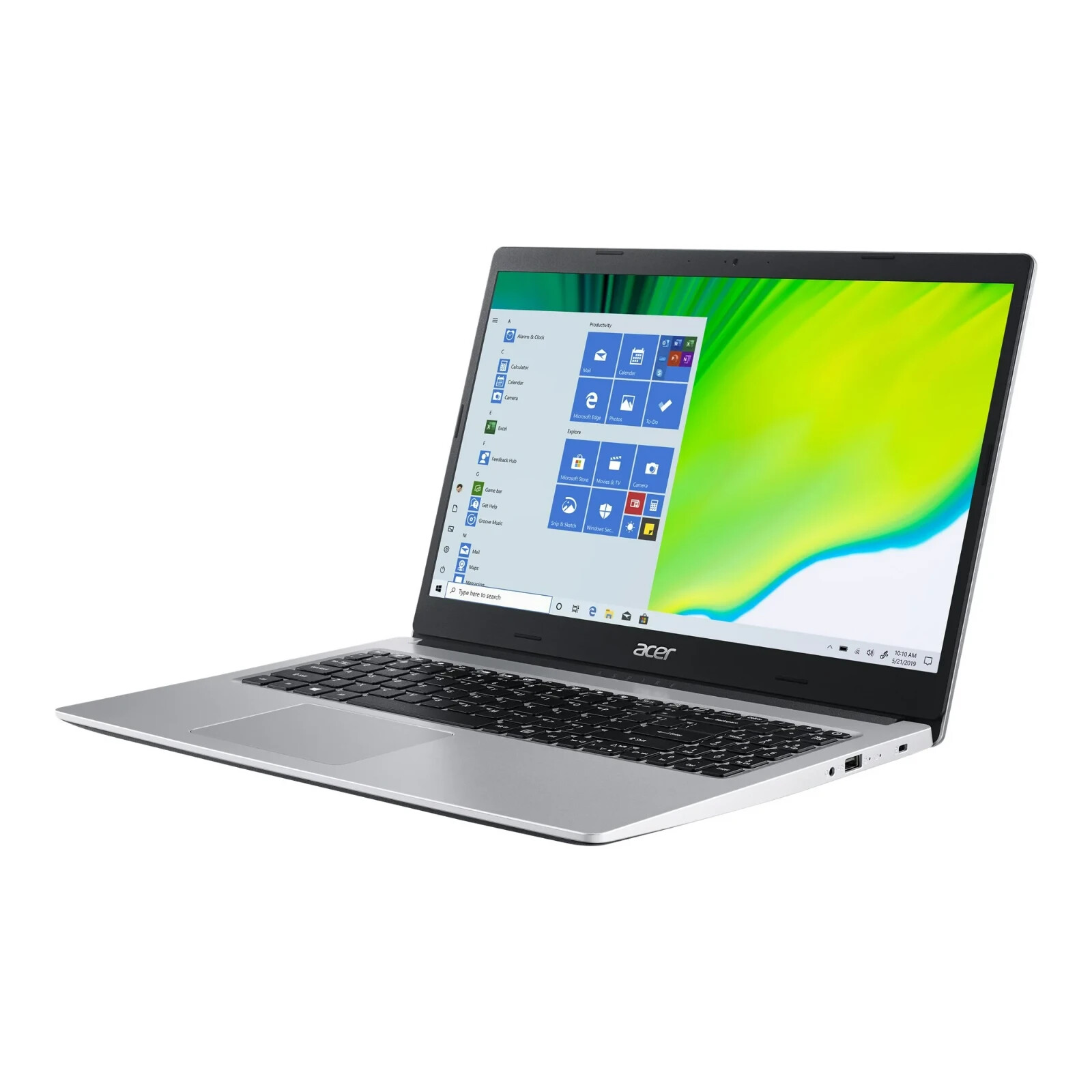Acer Aspire 3 A315-23-R59G-AMD Ryzen 5 3500U/2.1 GHz – Win 10-8 GB RAM 512GB SSD
