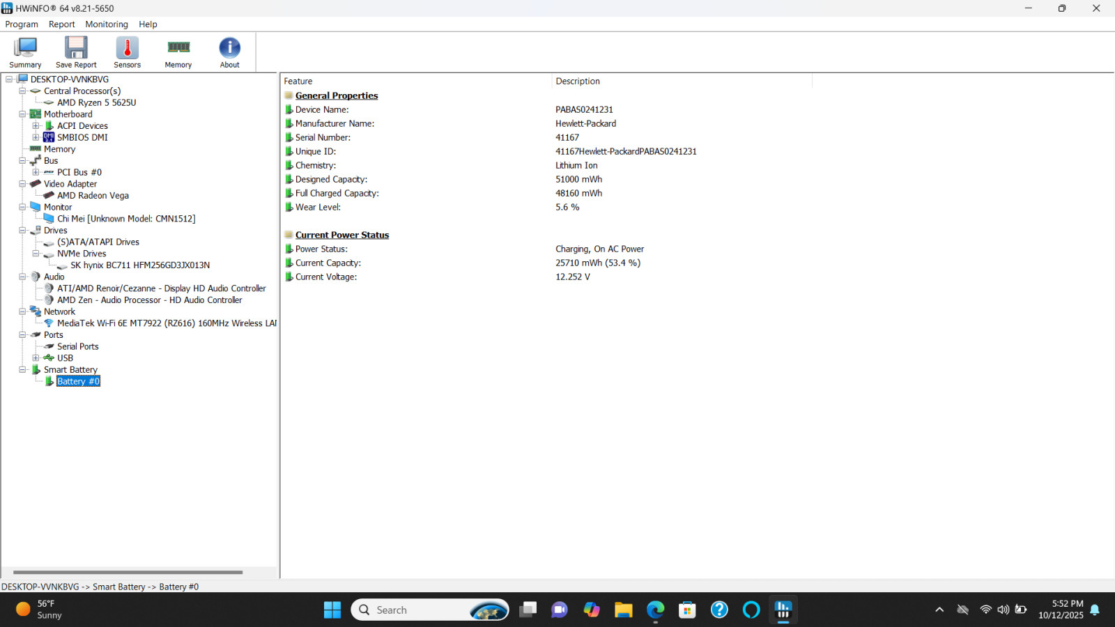 HP Envy x360 2-in-1 15-ey0013dx 15.6″ Touch, Ryzen 5 5625U, 8GB, 256GB *Pls READ