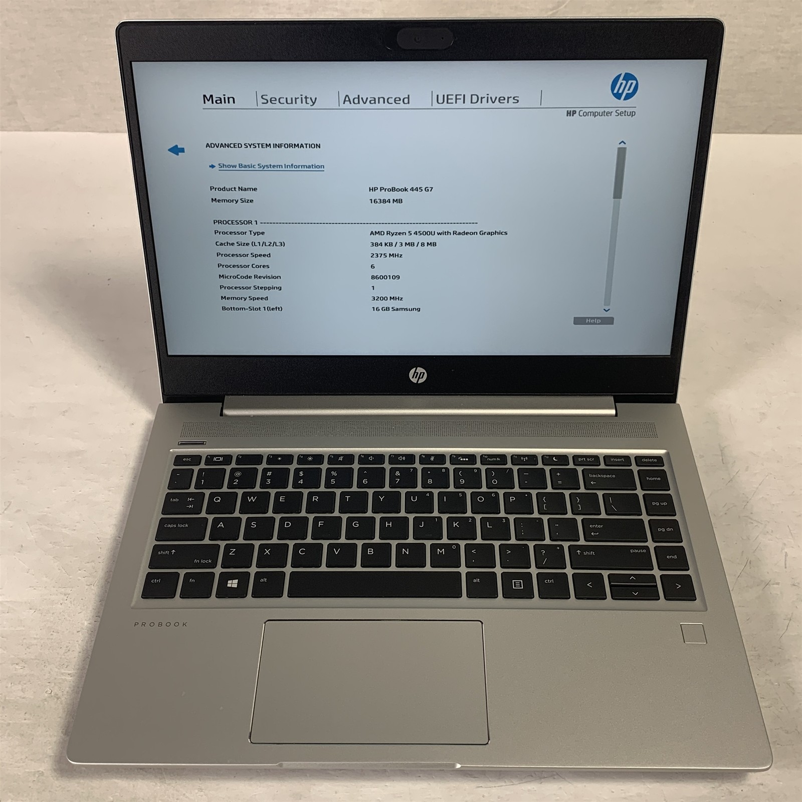 HP ProBook 445 G7 14″ Laptop Ryzen 5 4500U 2.3GHz 16GB – NO DRIVE