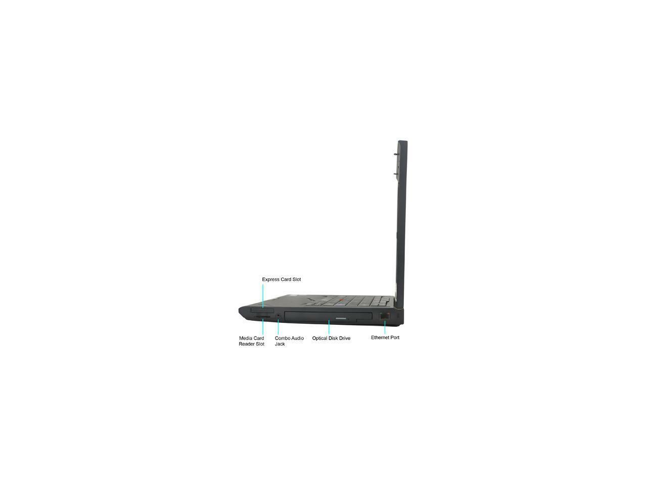 Lenovo W510 15.5″ Laptop Intel Core i7 1st Gen 720QM (1.60 GHz) 250 GB HDD 4 GB