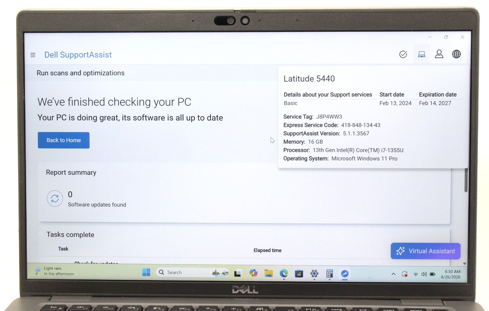 Dell Latitude 5440 14″ 512GB SSD 16GB RAM Win 11 Pro 1.7GHz i7-1355U; 6184138