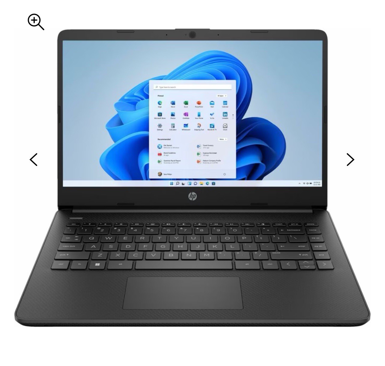 HP 14″ Celeron N4500 Dual w/MSFT CoPilot 4GB Memory/64GB SSD Win11H Touch Laptop