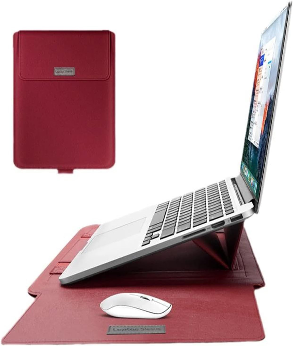 15-15.6 Inch Red Laptop Protective Bag for Dell Lenovo HP MacBook Pro Acer Sony