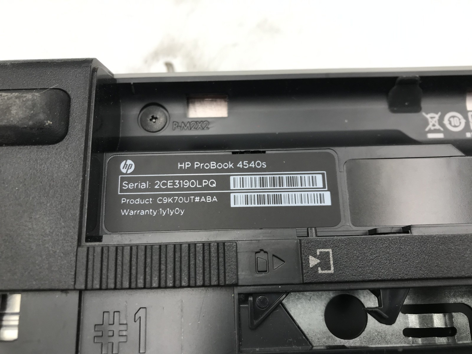 HP PROBOOK 4540S – BOOTS TO BIOS – INTEL I3 3110M – NO RAM – READ DESCRIPTION-BB