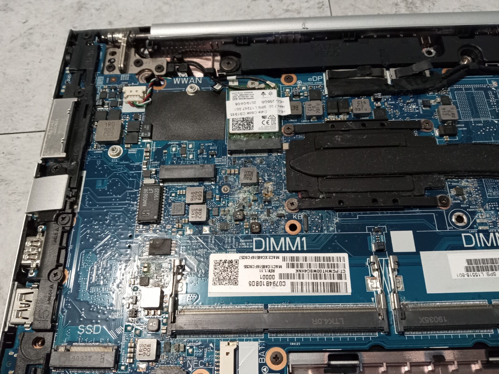 HP Elitebook 850 G5 15.6″ Laptop Intel Core i5 PARTS OR REPAIR -FM