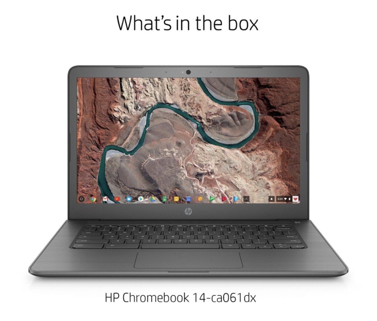 HP 14″ Touch-Screen Chromebook Intel Celeron 4GBMemory 32GB eMMC Flash N3350Gray