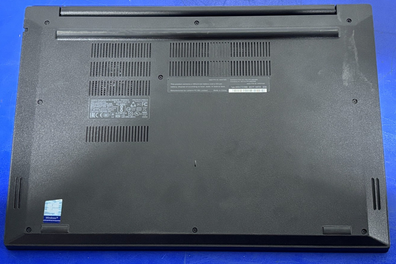 LENOVO THINKPAD E580 i5-7200U @ 2.5GHz 8GB RAM 250GB SSD