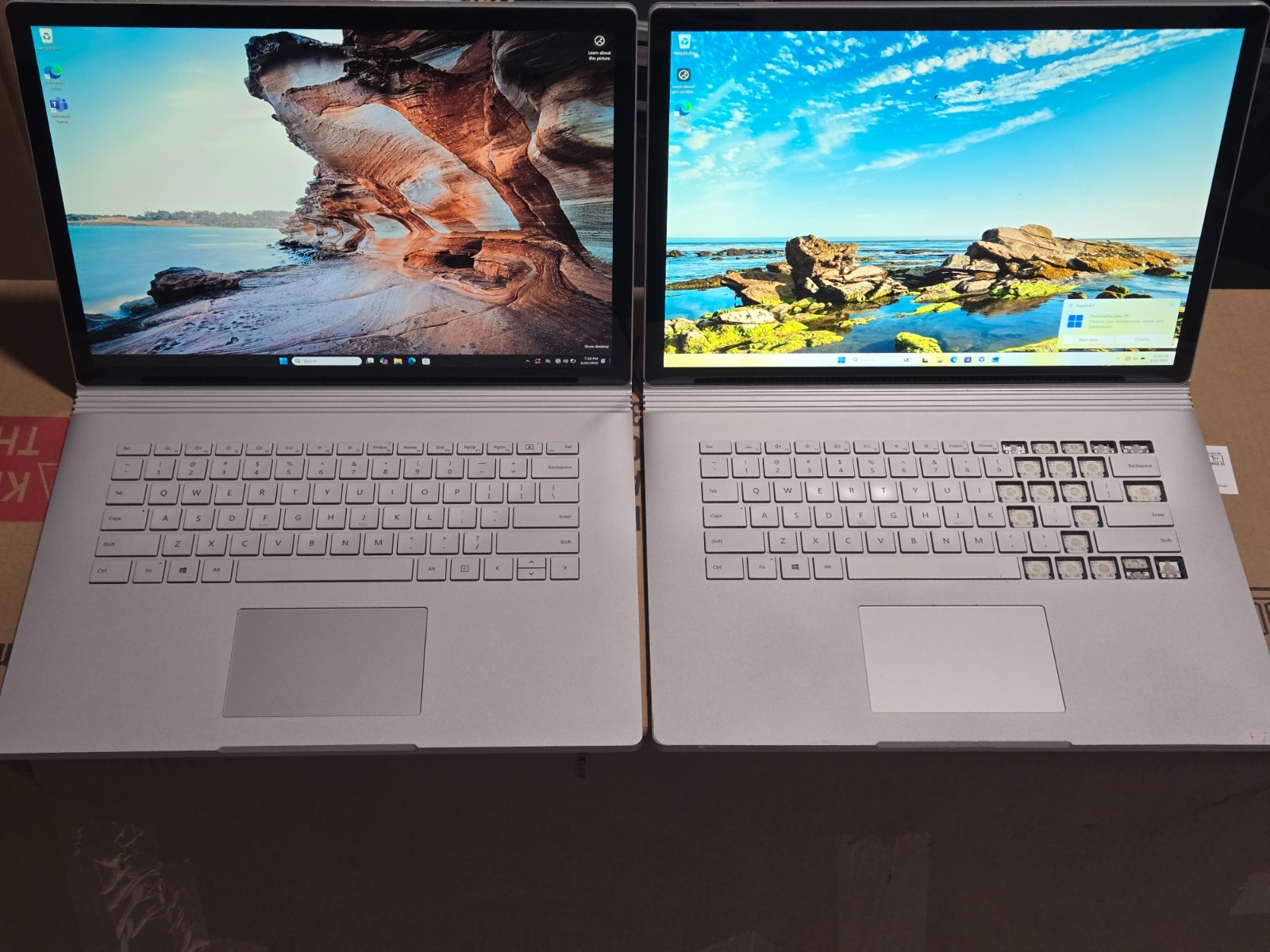 Lot of 2 Microsoft Surface Book 3 15″ (Intel i7-1065G7 GTX 1660 Ti 16GB RAM)