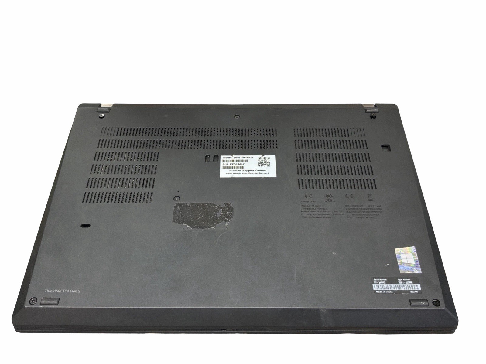 Lenovo ThinkPad T14 Gen 2 Intel I7 11th Gen 20gb Ram No Hdd Powers On PARTS