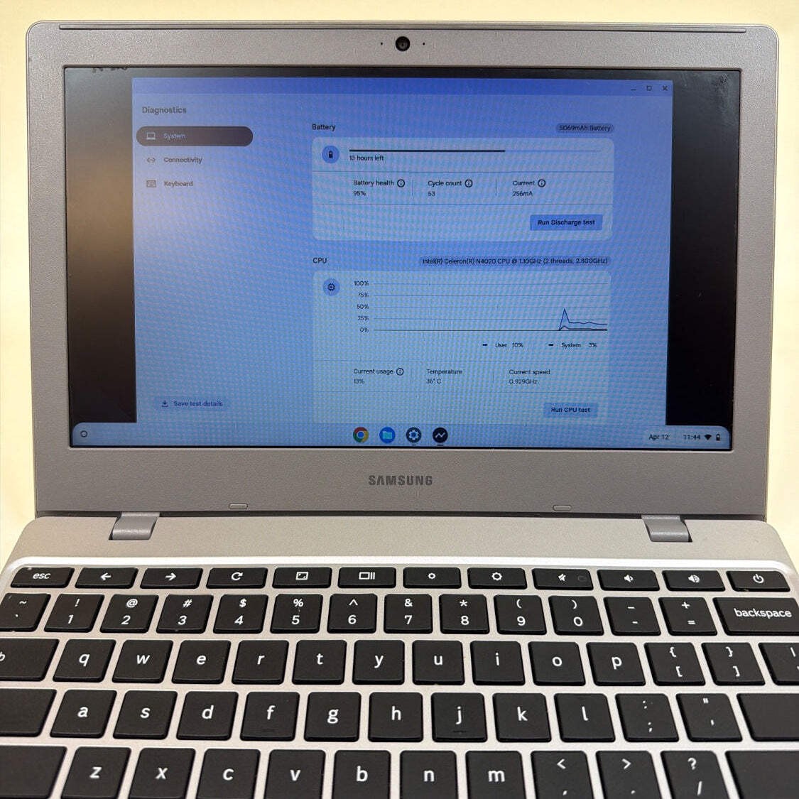 Samsung Galaxy Chromebook 4 XE310XBA 11.6″ Celeron N4020 1.1GHz 4GB RAM 32GB