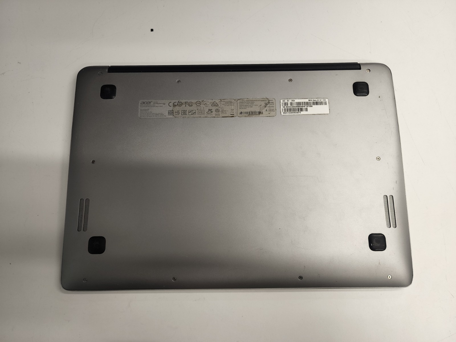 Acer Chromebook 14 N16P1 _ Celeron N3160 @ 1.6 _ 4GB / 32GB _ ChromeOS _ No AC