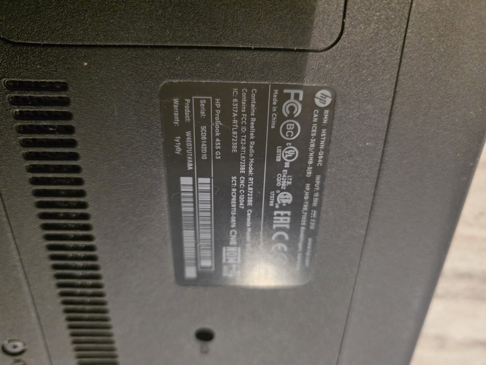 HP ProBook 455 G3 14″ Laptop 15″ AMD A8 CPU 8GB RAM 128GB SSD Windows 10