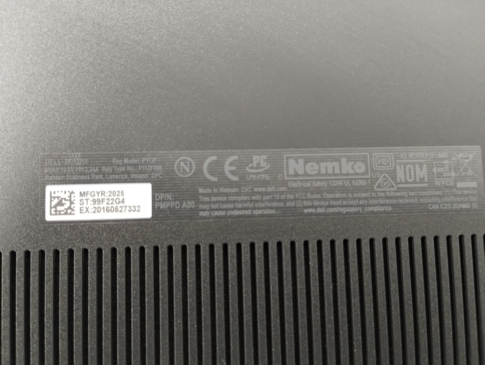 DELL 15 DC15255 G8MK9, AMD Ryzen 7 7730U, 2.00 GHz, 16 GB RAM, 512 GB NVMe SSD