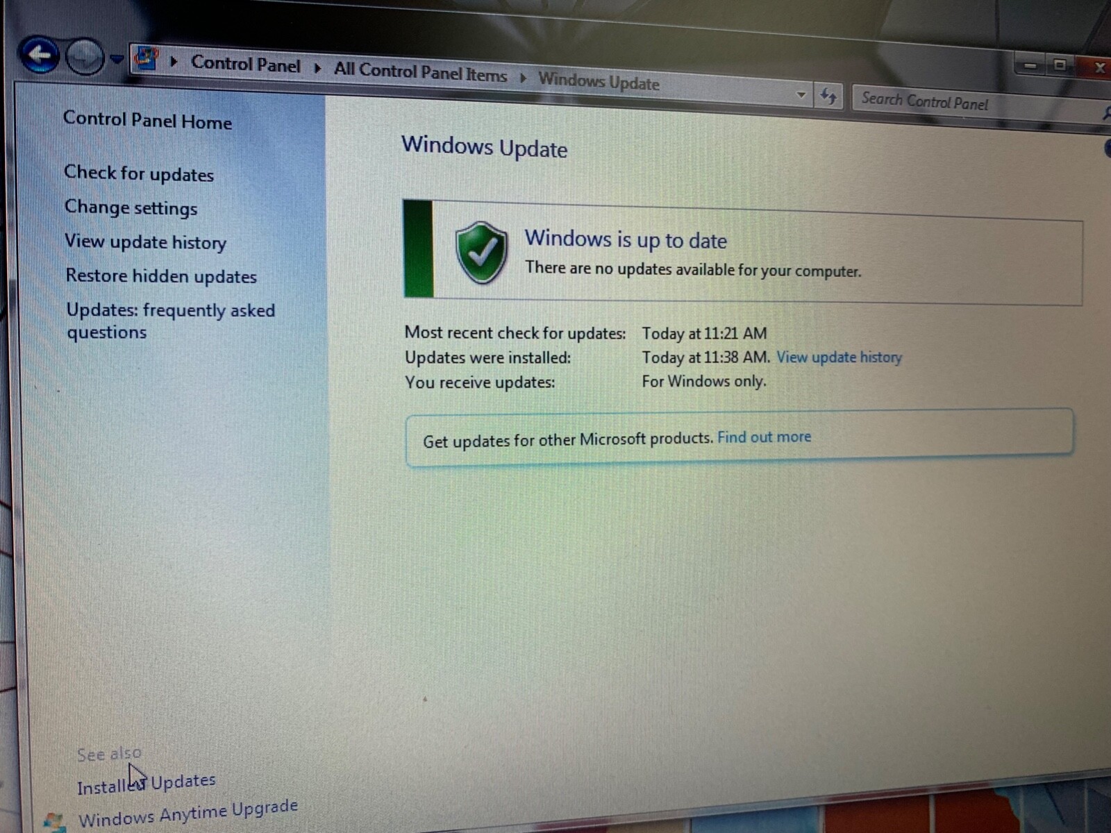 HP 215 G1 AMD A4-1258 APU 4GB 320GB HDD Windows 7 Pro Laptop