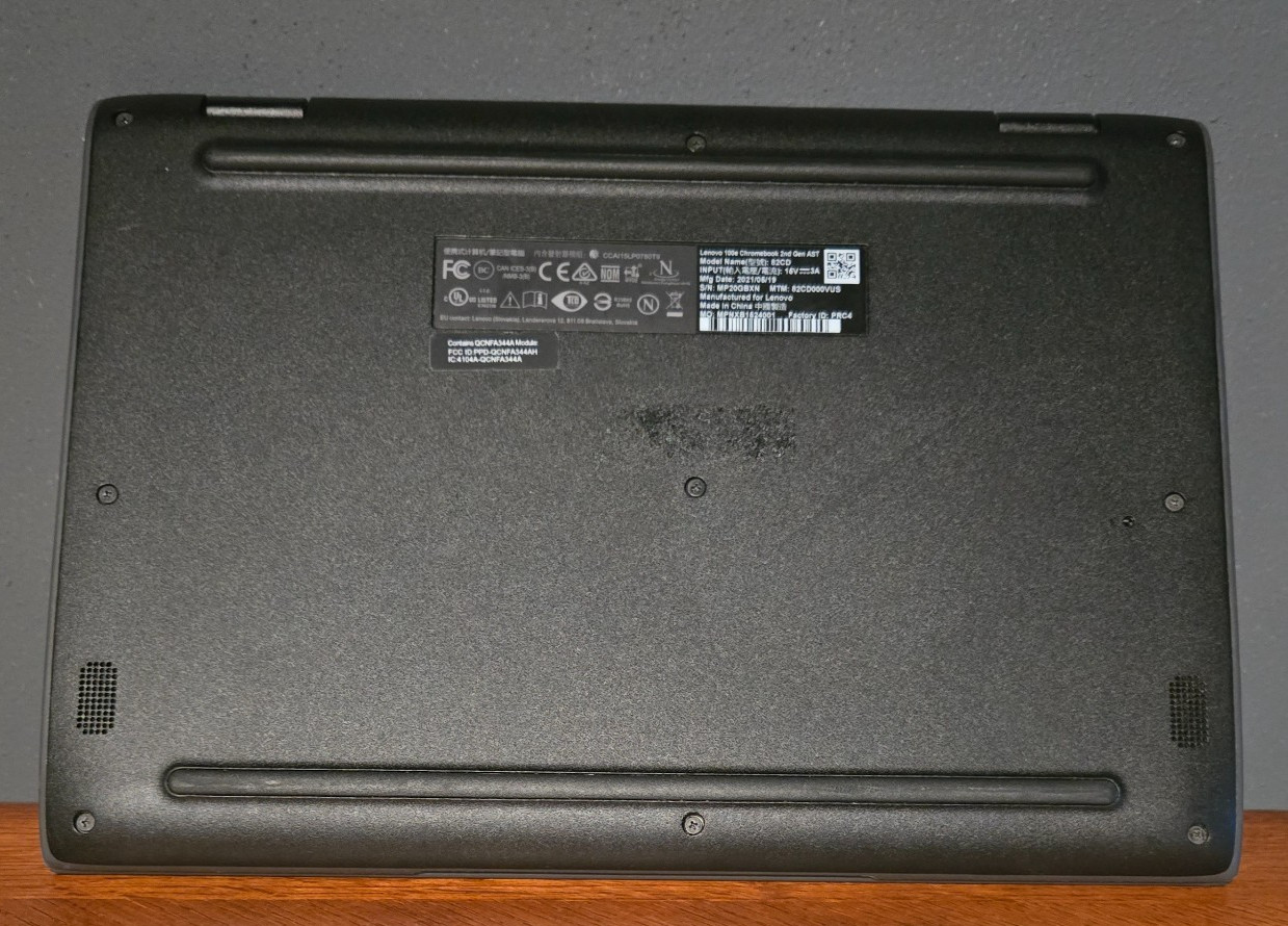 Lenovo 100e Chromebook 2nd Gen. AST 11.6″ AMD Processor Chrome OS