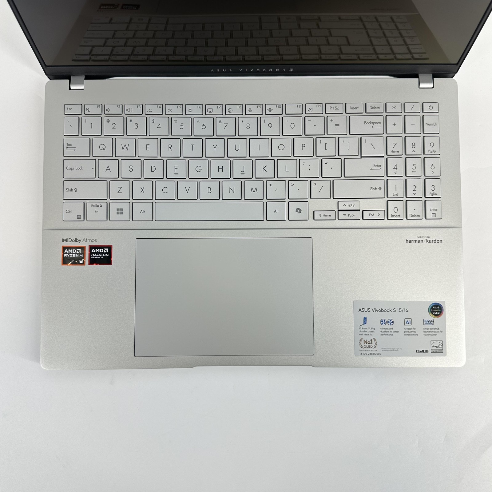 Asus Vivobook S 16 QHD+ TOUCH 2.0 GHz Ryzen AI 9 365 32GB 1TB SSD Very Good