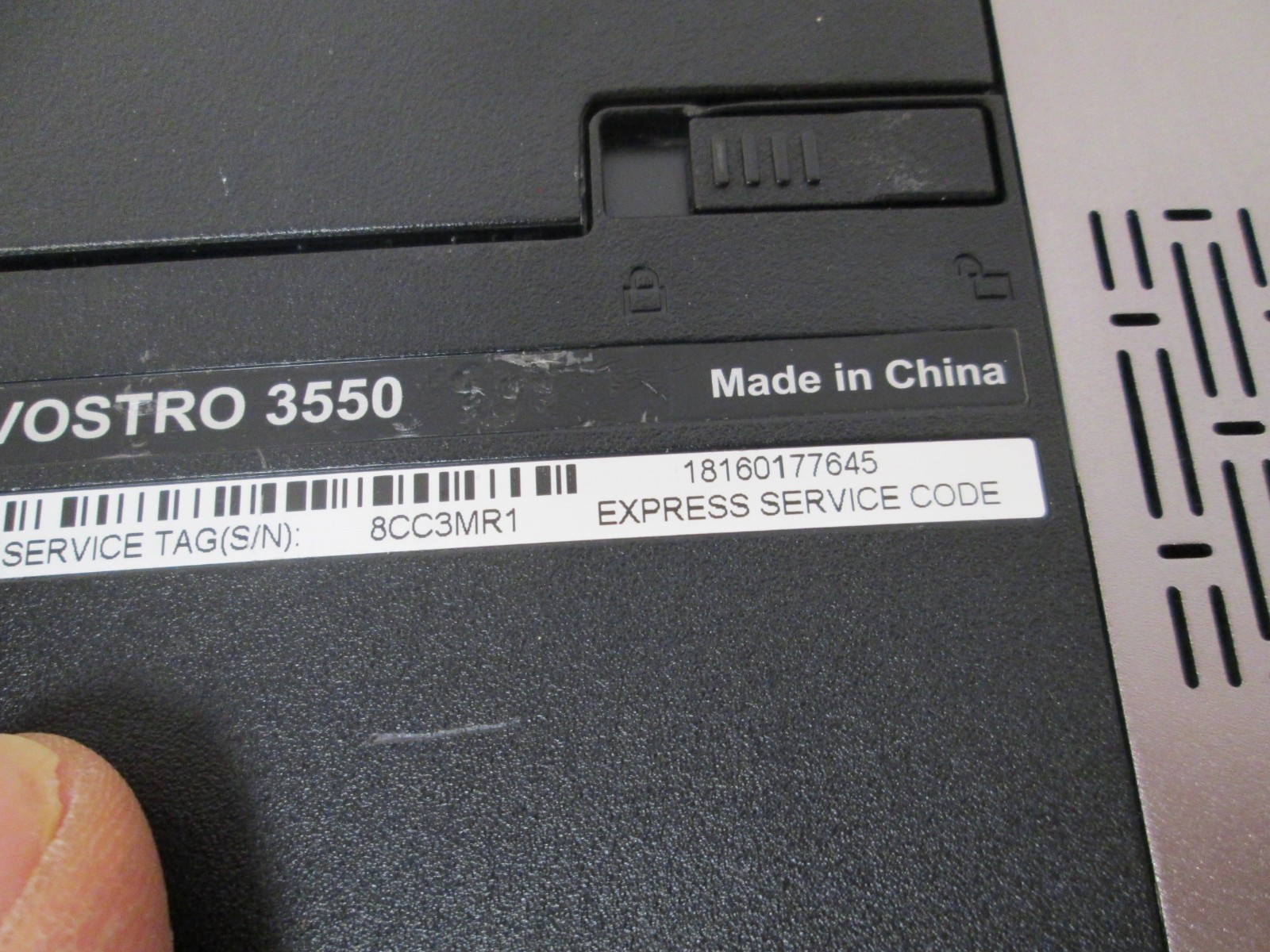 Dell Vostro 3550 PARTS ONLY No Boot ,No Ram,Hard Drive,P/S as is
