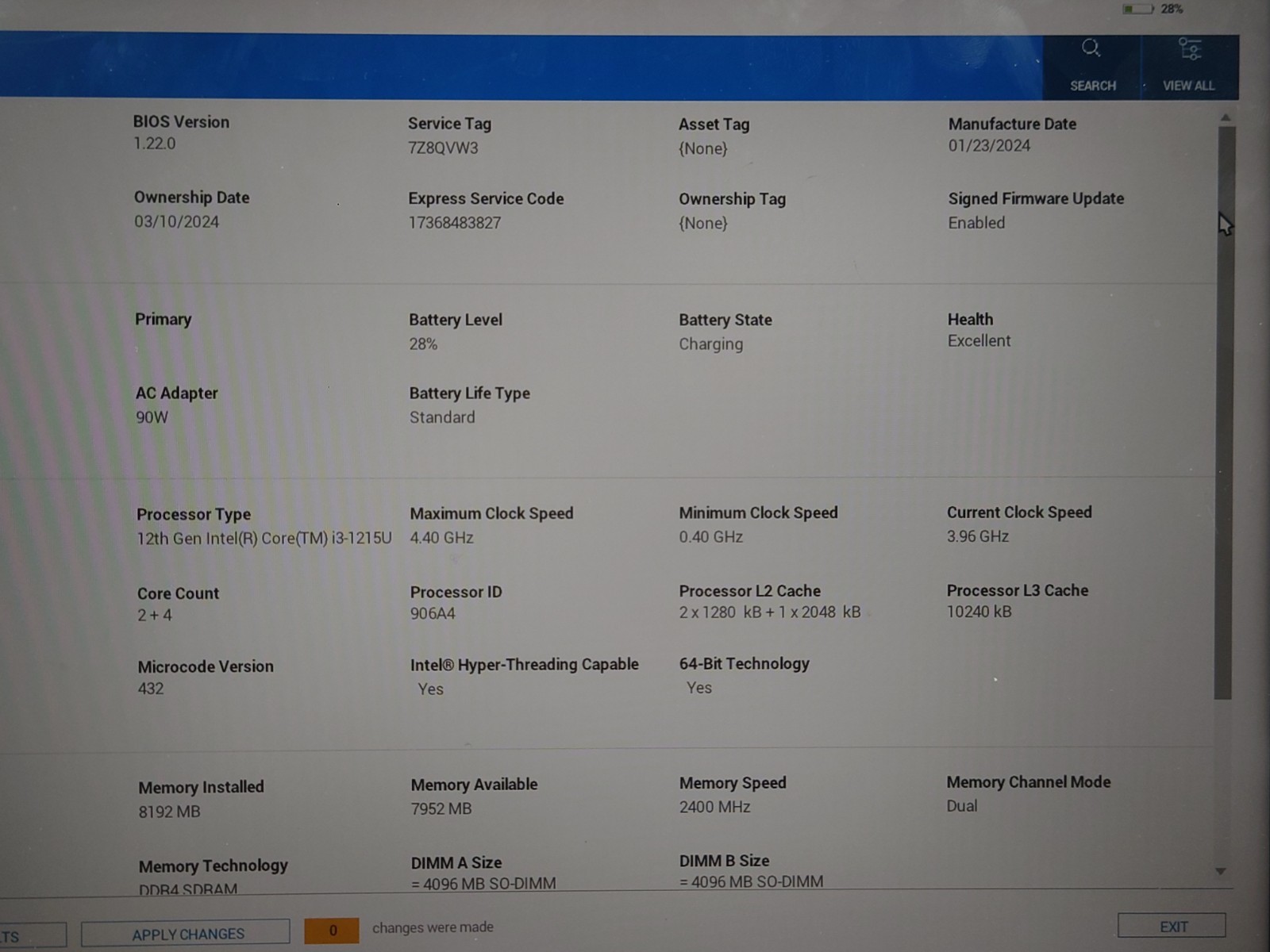 Dell Inspiron 15 3520 15.6″ FHD i3-1215U 8GB RAM 256GB SSD No OS