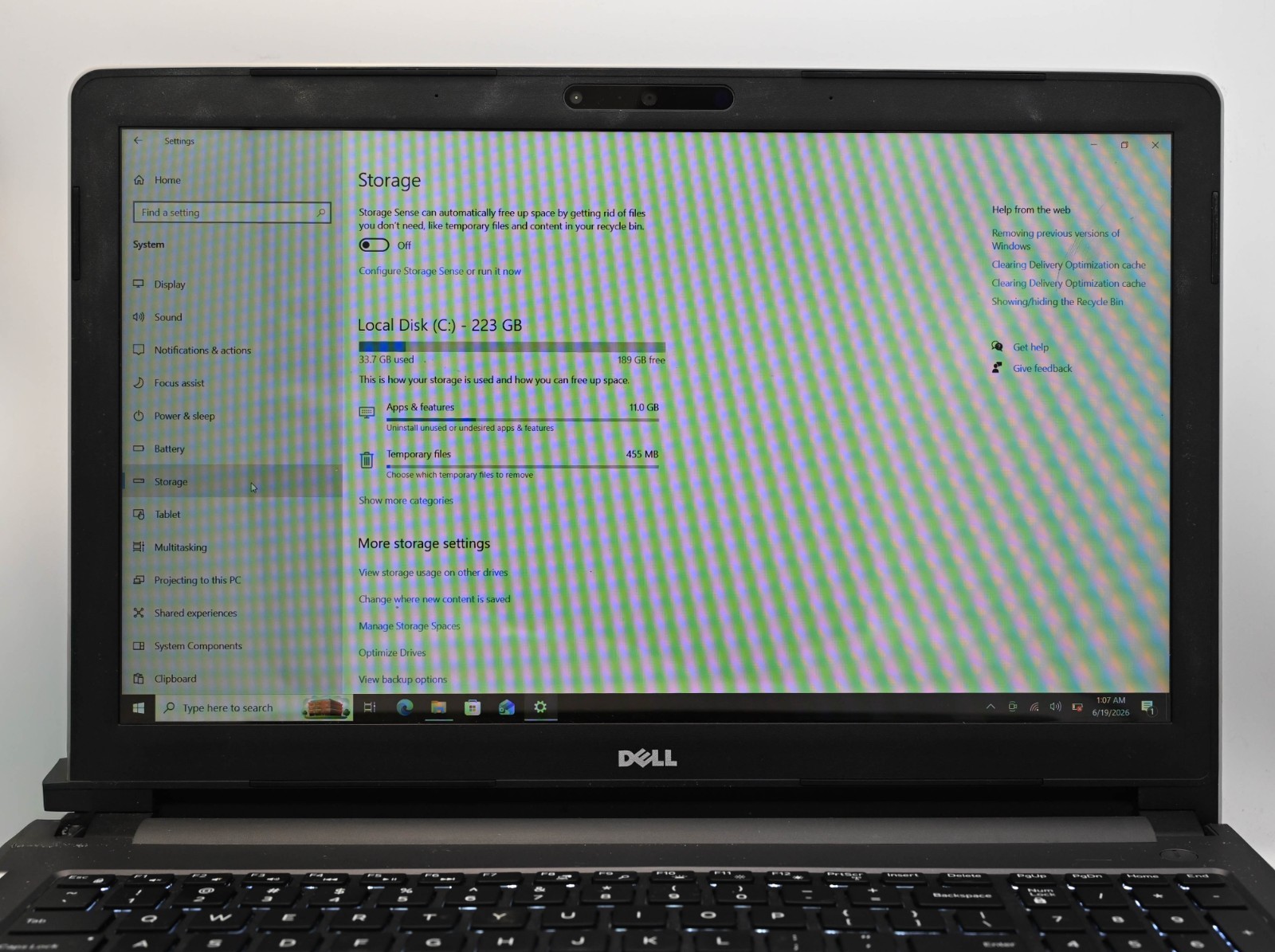 Dell Inspiron 5559 i5-6200u 2.3GHz 8GB RAM 256GB SSD