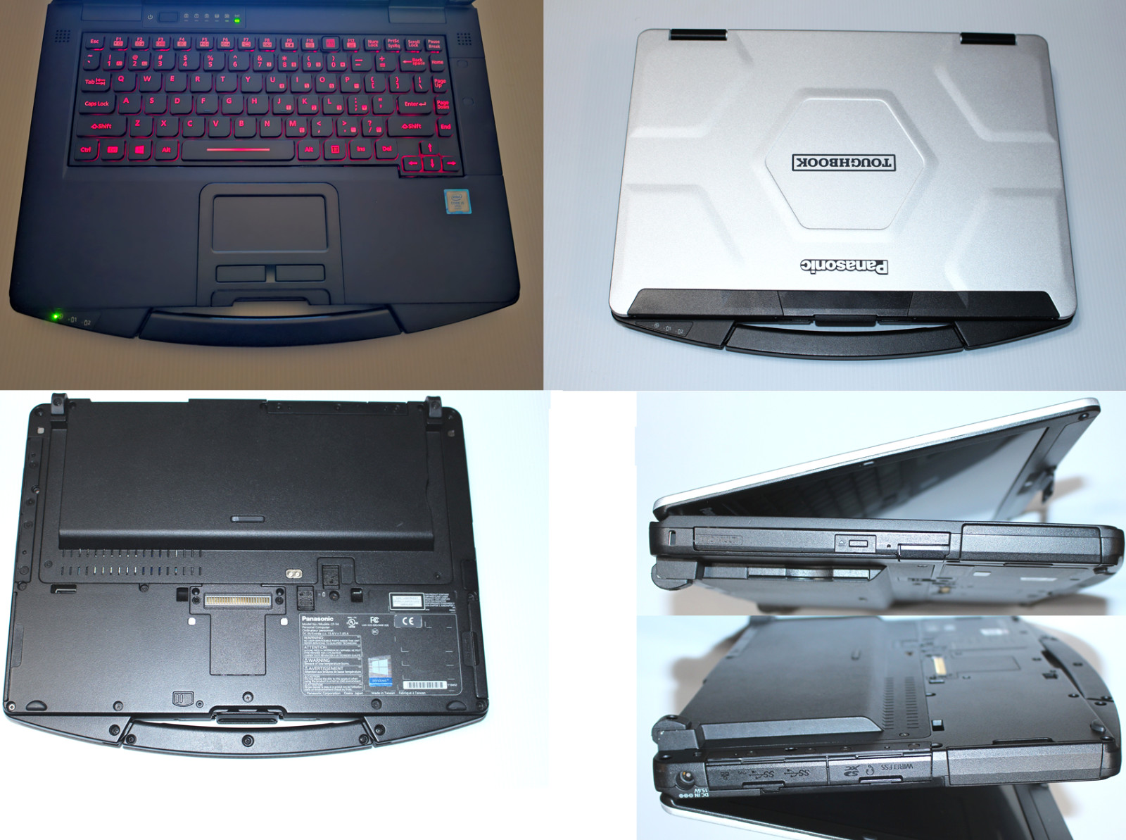 Panasonic CF-54 mk3 i5-32GB RAM🔹Touch/2TB SSD+1TB SSD/WEB✔WIN10/4G/GPS/DB9/VGA