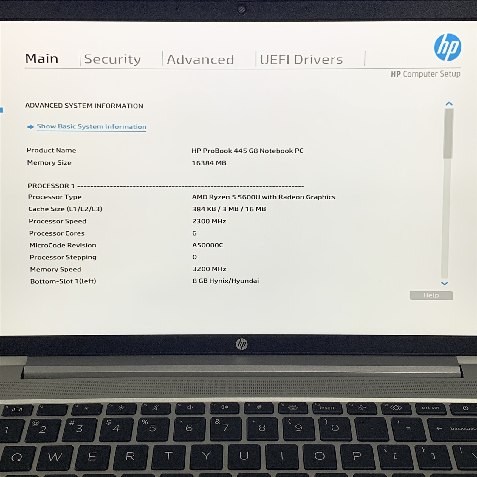 HP ProBook 445 G8 14″ Laptop Ryzen 5 5600U 2.3GHz 16GB – NO DRIVE/BAT