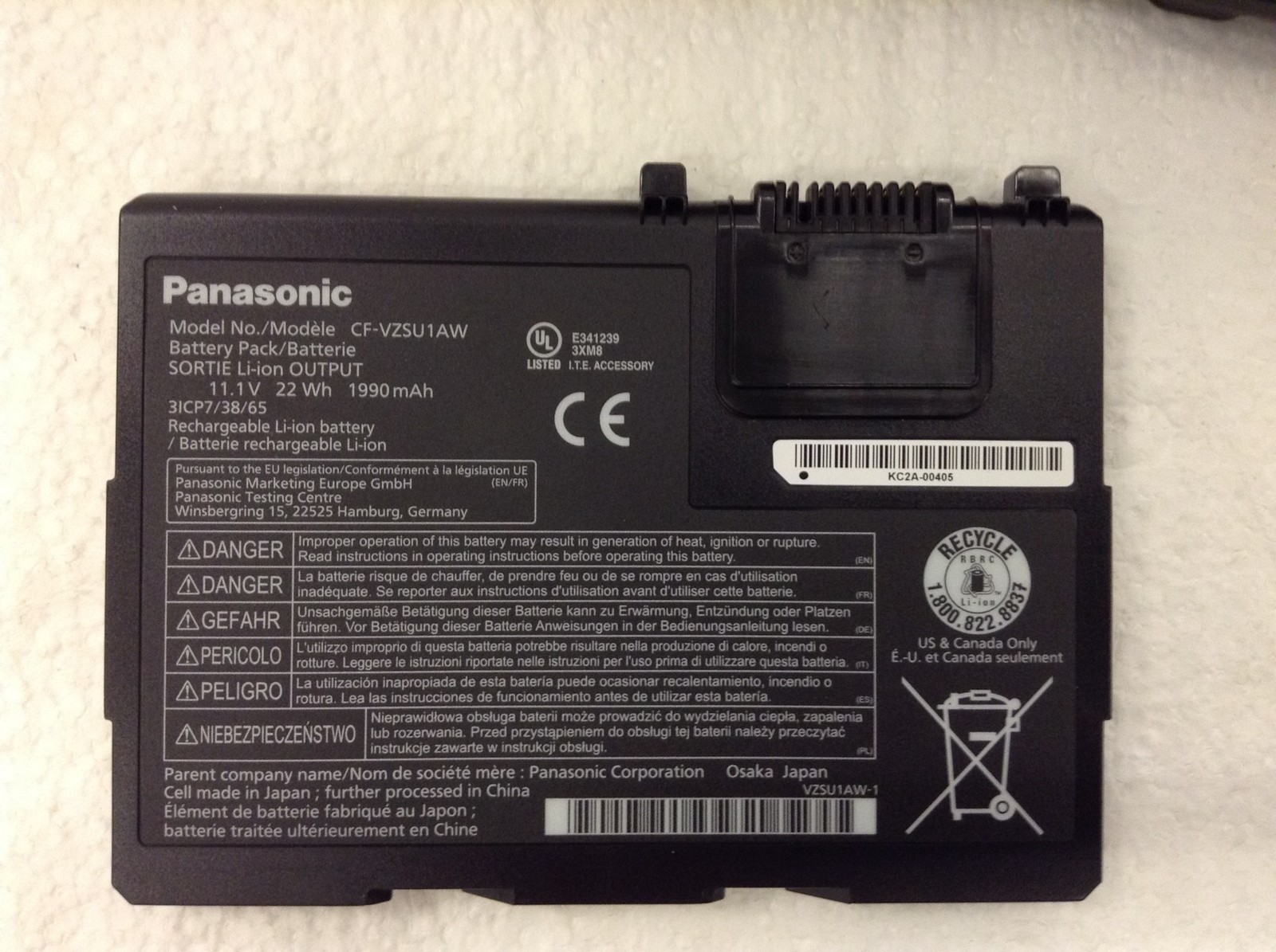 Panasonic Toughbook CF-33 MK1 i7-7600U 16GB 256GB SSD Touch 2 Batt, 7K HRS WORKS