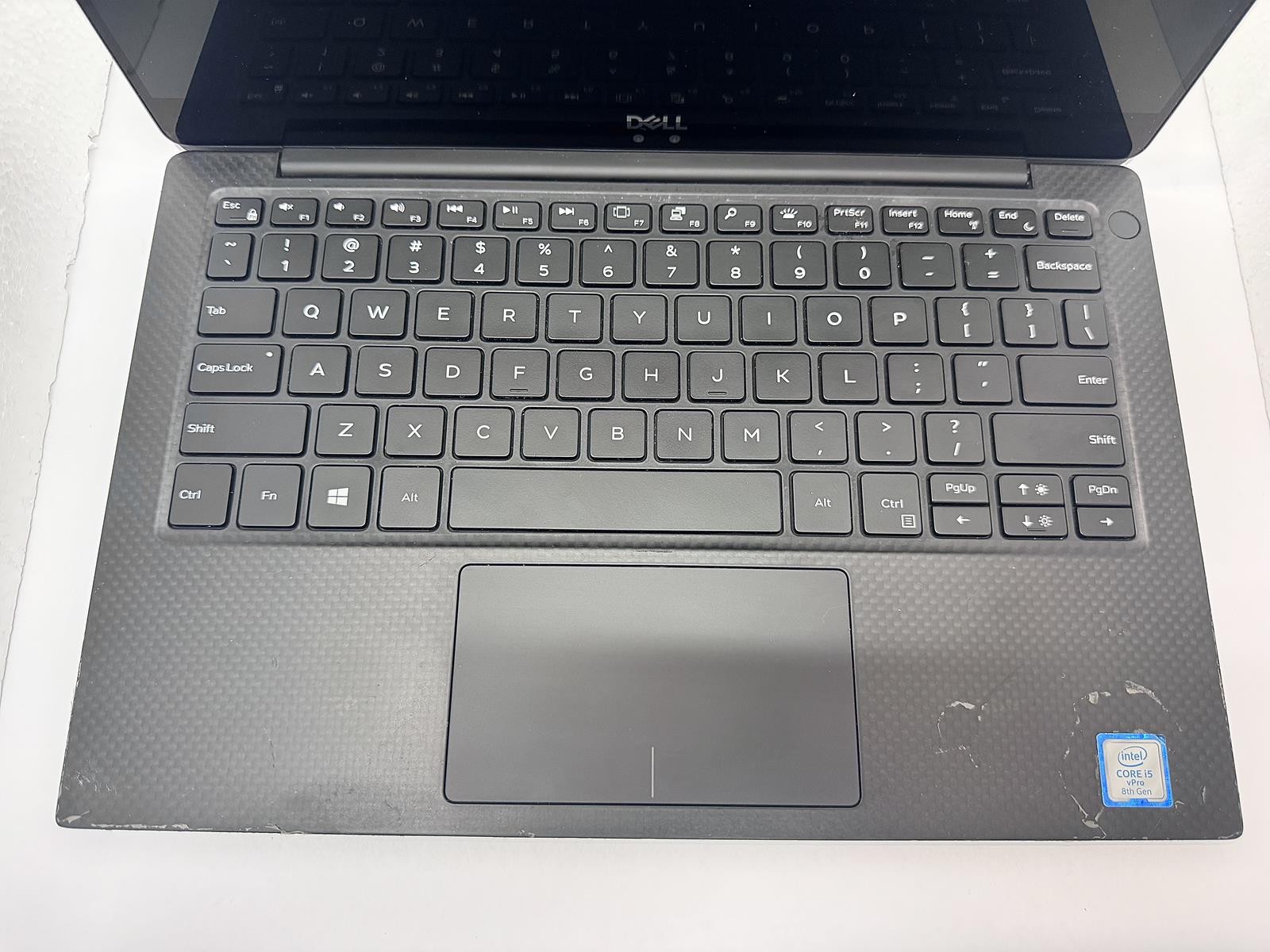 Dell XPS 13 9370, Intel Core i5-8350U CPU @ 1.70GHz, 8GB RAM, 256GB NVMe