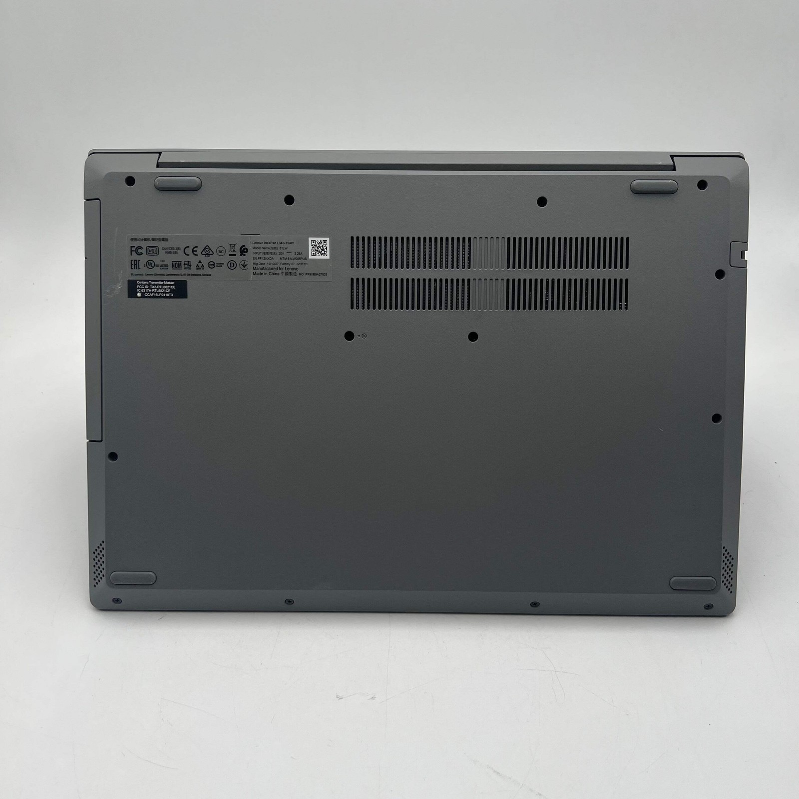Lenovo IdeaPad L340 15-inch AMD Ryzen 3 8GB 1TB Silver Parts or Repair **READ**