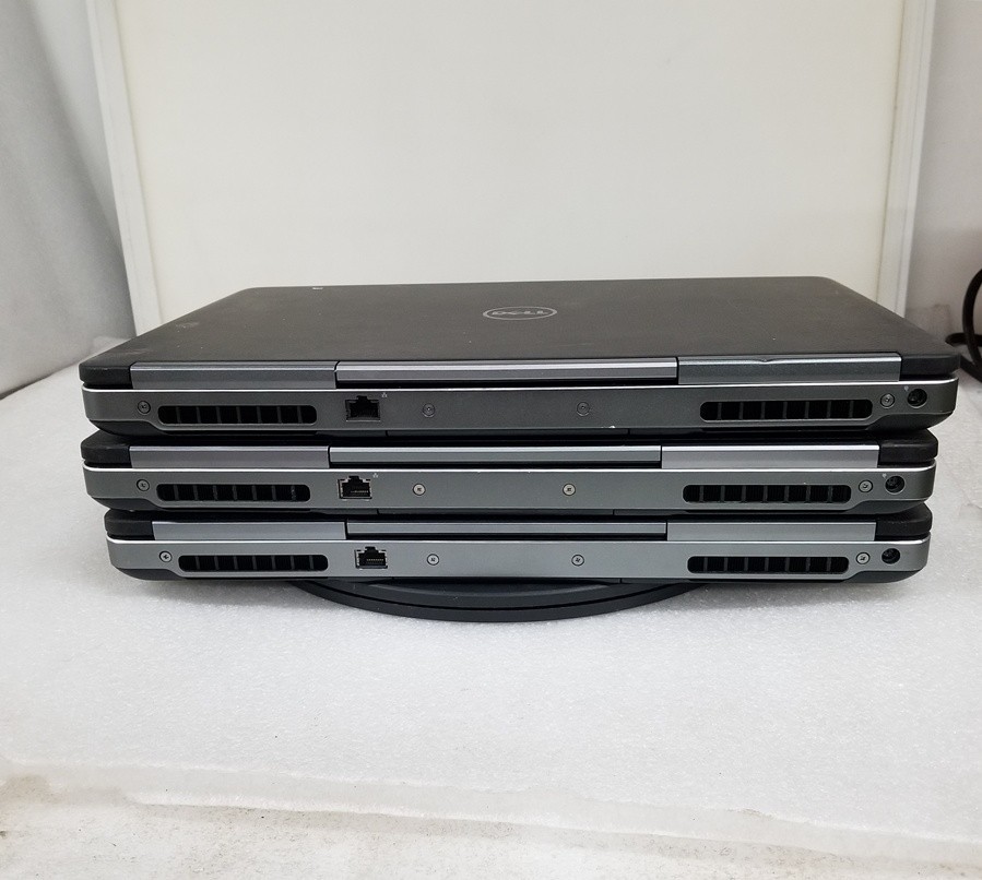 Lot of 3 Dell Precision 7510 FHD i7-6820HQ 2.7 GHz 16GB NVIDIA QUADRO M1000M