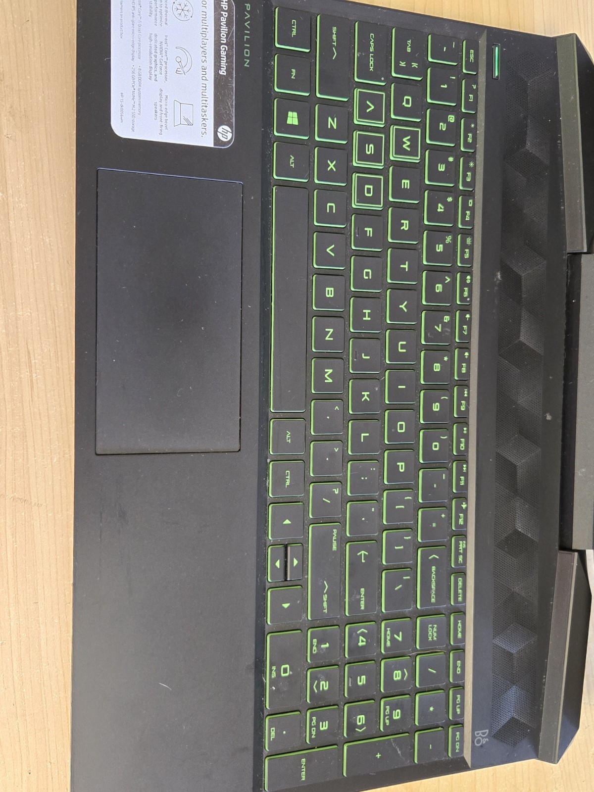 HP Pavilion 15-DK0056WM 15.6″ Gaming Core i5-9300H 8GB RAM 256GB SSD