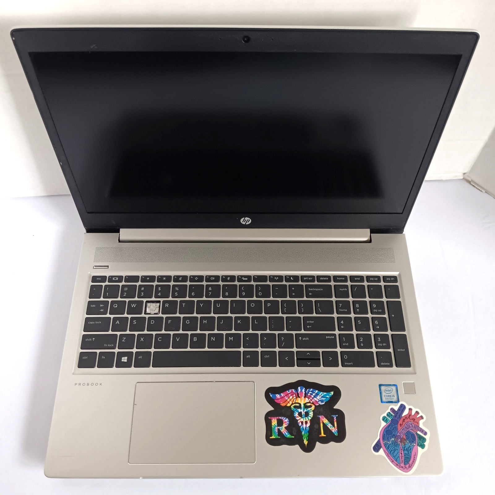 HP ProBook 450 G6 15.6″ Laptop 256GB M.2 SSD RAM No Charger Untested AS-IS