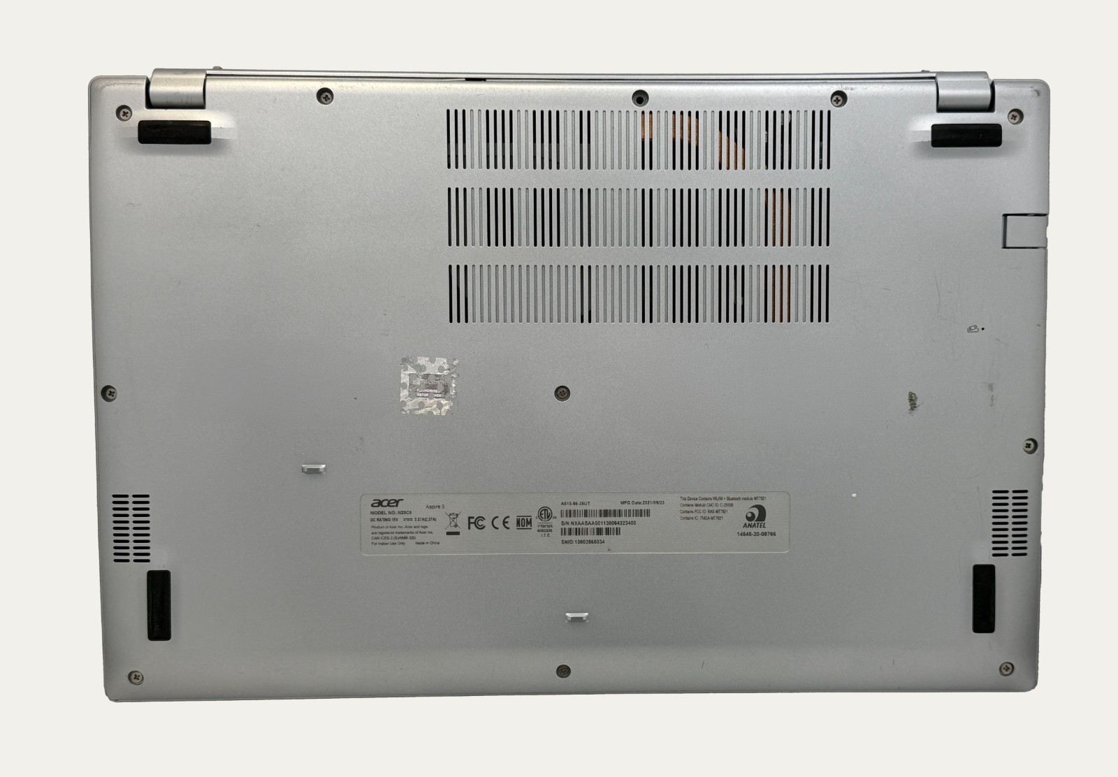 Acer A515-56-36UT Aspire 5 i3-1115G4 No RAM, No SSD – PARTS