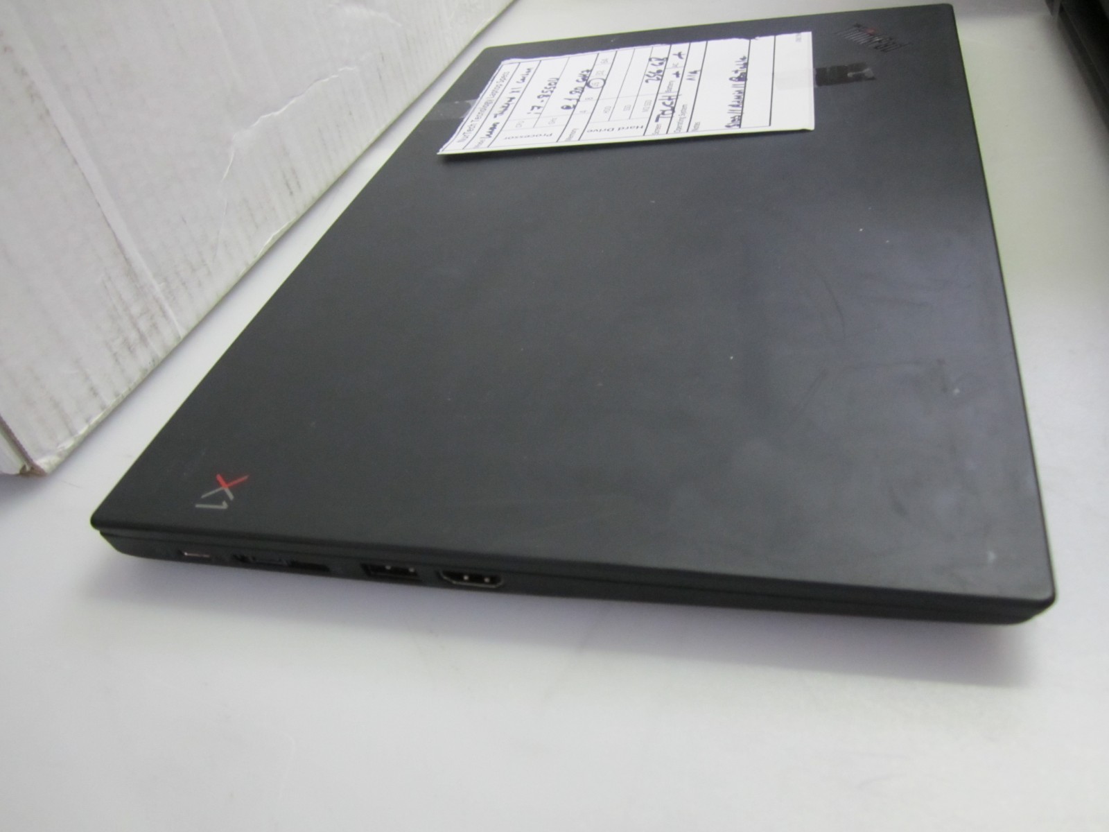 LENOVO THINKPAD X1 CARBON 6TH GEN I7 16GB 256GB M2SSD LAPTOP + AC NOOS BIOS